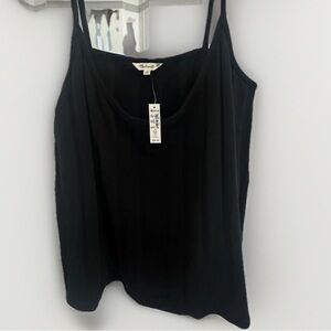 Madewell Sleek Black Tank Top